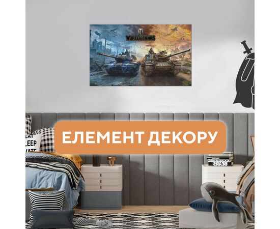 Пазл Ukropchik деревянный World of Tanks А4 в коробке с набором-рамкой (World of Tanks A4), изображение 4 Пазл Ukropchik деревянный World of Tanks А4 в коробке с набором-рамкой (World of Tanks A4), изображение 4