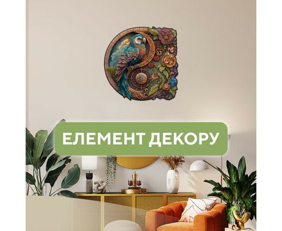 Пазл Ukropchik деревянный попугай в тропиках А3 в коробке с набором-рамкой (Parrot in the Tropics A3), изображение 4 Пазл Ukropchik деревянный попугай в тропиках А3 в коробке с набором-рамкой (Parrot in the Tropics A3), изображение 4