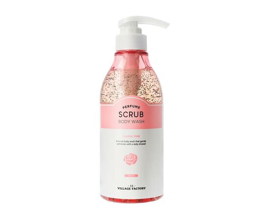 Гель для душа Village 11 Factory Perfume Scrub Body Wash Classic Pink 500 мл (8809663752538)
