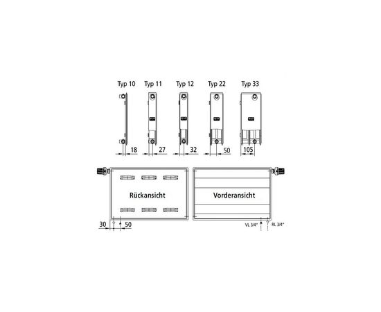Радиатор стальной Kermi Therm-X2 Line-V, PLV, 22 тип, 600x700мм (PLV220600701R2K), изображение 4 Радиатор стальной Kermi Therm-X2 Line-V, PLV, 22 тип, 600x700мм (PLV220600701R2K), изображение 4