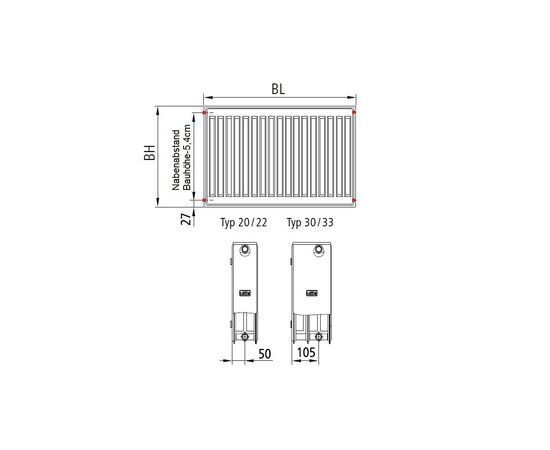 Радиатор стальной Kermi Profil-K, FKO, 22 тип, 200x800мм (FK0220200801NXK), изображение 4 Радиатор стальной Kermi Profil-K, FKO, 22 тип, 200x800мм (FK0220200801NXK), изображение 4