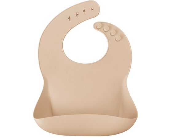 Слюнявчик MinikOiOi силиконовый 100% BASICS - Bubble Beige/Powd, 2шт (101020066), изображение 4 Слюнявчик MinikOiOi силиконовый 100% BASICS - Bubble Beige/Powd, 2шт (101020066), изображение 4