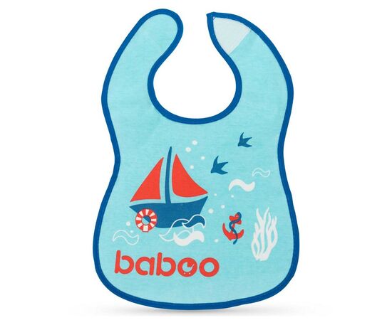Слинявчик Baboo бавовняний Marine, 3+ місяців (синій) (11-011)