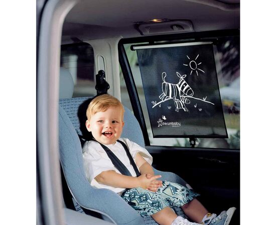 Солнцезащитный экран в автомобиль DreamBaby Zebra+Tiger (G238), изображение 7 Солнцезащитный экран в автомобиль DreamBaby Zebra+Tiger (G238), изображение 7
