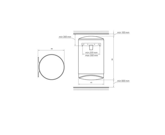 Бойлер Tesy MODECO CLOUD 100, изображение 2 Бойлер Tesy MODECO CLOUD 100, изображение 2