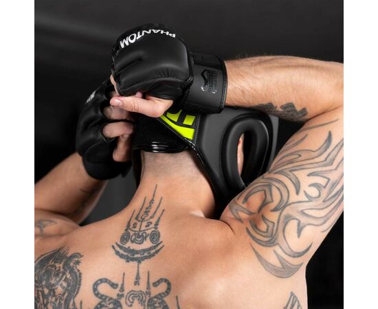 Боксерский шлем Phantom APEX Full Face Neon One Size Black/Yellow (PHHG2303), изображение 7 Боксерский шлем Phantom APEX Full Face Neon One Size Black/Yellow (PHHG2303), изображение 7