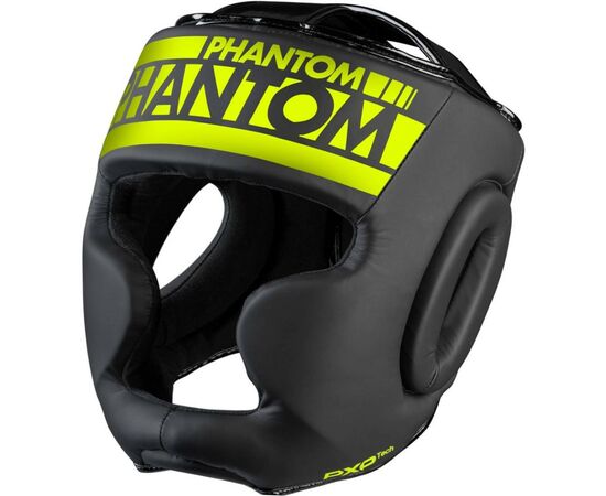 Боксерський шолом Phantom APEX Full Face Neon One Size Black/Yellow (PHHG2303)