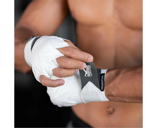 Бинт для спорту Phantom Impact White 4м (PHWR1722), зображення 4