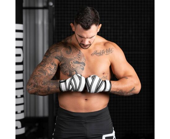 Бинт для спорту Phantom MT-Pro Black/White 4.5м (PHWR1653), зображення 4