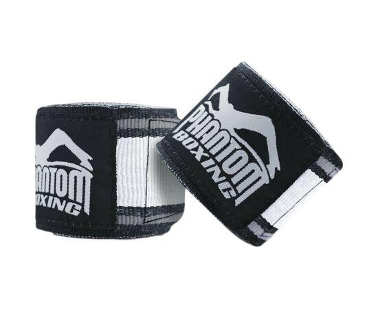 Бинт для спорта Phantom MT-Pro Black/White 4.5м (PHWR1653)