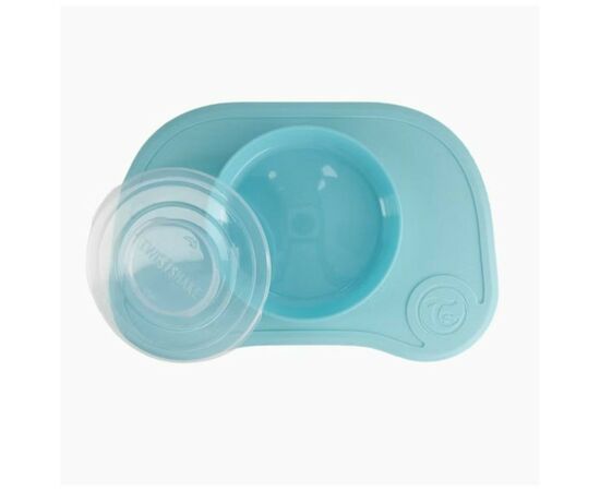 Набір дитячого посуду Twistshake Pastel Blue килимок з тарілкою (78130), зображення 2 Набір дитячого посуду Twistshake Pastel Blue килимок з тарілкою (78130), зображення 2