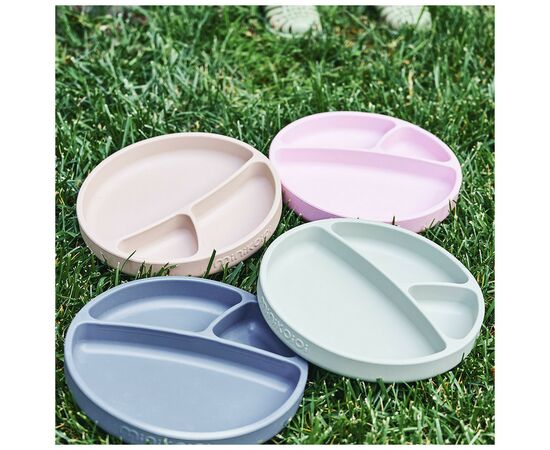 Тарелка детская MinikOiOi Portions - Pinky Pink (101050002), изображение 4 Тарелка детская MinikOiOi Portions - Pinky Pink (101050002), изображение 4