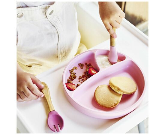 Тарелка детская MinikOiOi Portions - Powder Grey (101050004), изображение 6