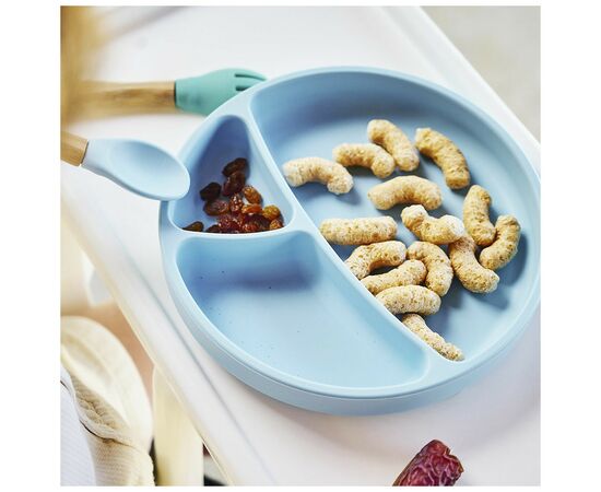 Тарелка детская MinikOiOi Portions - Powder Grey (101050004), изображение 7