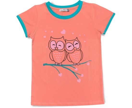 Пижама Matilda с совушками (11590-3-116G-peach), изображение 2
