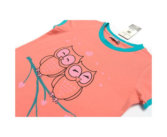 Пижама Matilda с совушками (11590-3-116G-peach), изображение 4
