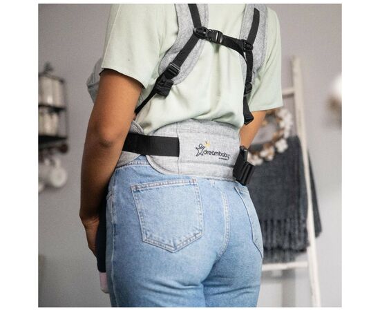 Рюкзак-переноска DreamBaby Oxford Denim Grey (G265), изображение 5 Рюкзак-переноска DreamBaby Oxford Denim Grey (G265), изображение 5