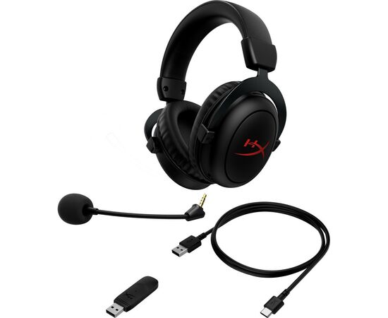 Наушники HyperX Cloud II Core Wireless Black (6Y2G8AA), изображение 5 Наушники HyperX Cloud II Core Wireless Black (6Y2G8AA), изображение 5