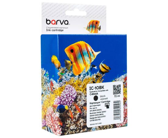 Картридж Barva HP 10 (C4844A) 2200 арк, Black (IC-10BK)