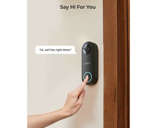 Вызывная панель Reolink Video Doorbell PoE, изображение 3 Вызывная панель Reolink Video Doorbell PoE, изображение 3