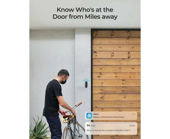 Вызывная панель Reolink Video Doorbell WiFi, изображение 3 Вызывная панель Reolink Video Doorbell WiFi, изображение 3