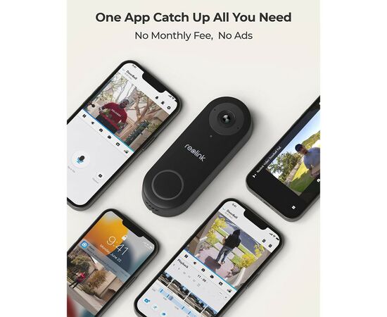 Вызывная панель Reolink Video Doorbell WiFi, изображение 6 Вызывная панель Reolink Video Doorbell WiFi, изображение 6