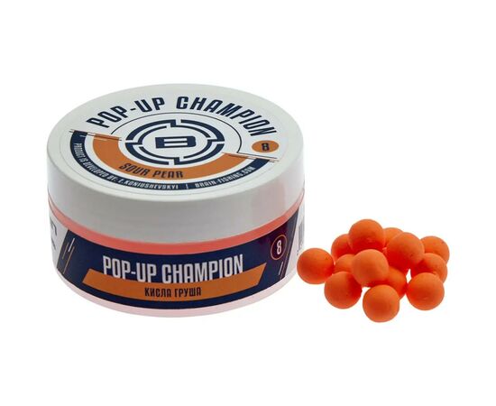 Бойл Brain fishing Champion Pop-Up Sour Pear (груша) 12mm 34g (1858.21.82)
