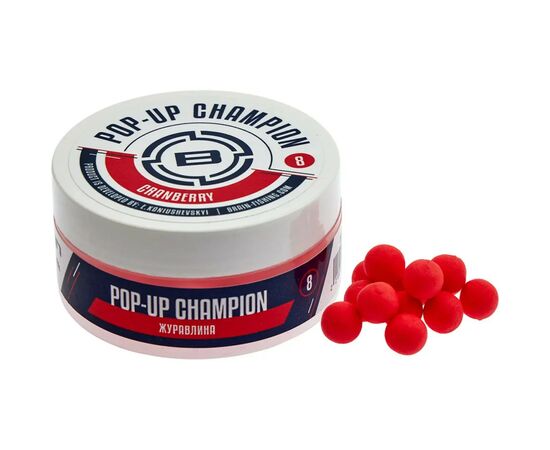 Бойл Brain fishing Champion Pop-Up Сranberry (журавлина) 08mm 34g (1858.21.37)