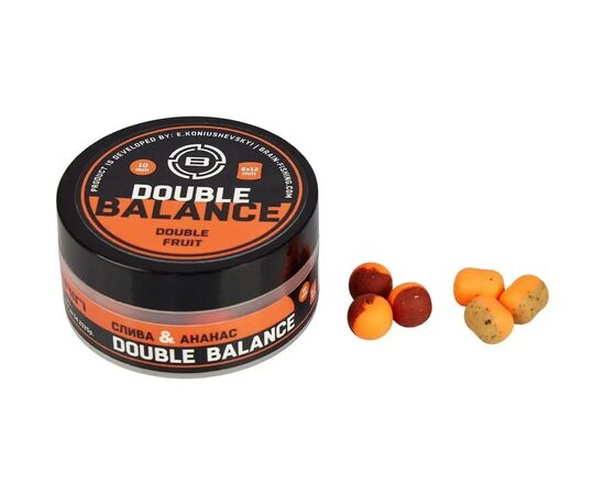 Бойл Brain fishing Double Balance Double Fruit (cлива + ананас) 10+8х12mm (1858.21.73)
