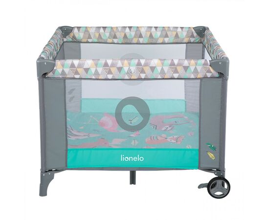 Детский манеж Lionelo Sofie Turquoise Scandi (LO-SOFIE TURQUOISE SCANDI), изображение 2 Детский манеж Lionelo Sofie Turquoise Scandi (LO-SOFIE TURQUOISE SCANDI), изображение 2