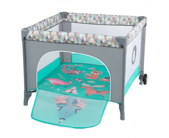 Детский манеж Lionelo Sofie Turquoise Scandi (LO-SOFIE TURQUOISE SCANDI), изображение 3 Детский манеж Lionelo Sofie Turquoise Scandi (LO-SOFIE TURQUOISE SCANDI), изображение 3