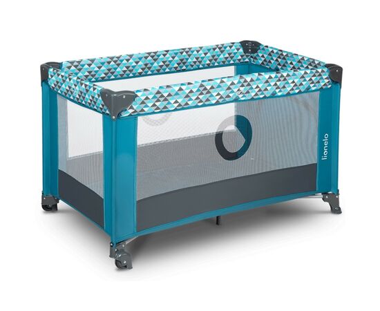 Детский манеж Lionelo Stefi Green Turquoise (LO-STEFI GREEN TURQUOISE), изображение 4 Детский манеж Lionelo Stefi Green Turquoise (LO-STEFI GREEN TURQUOISE), изображение 4