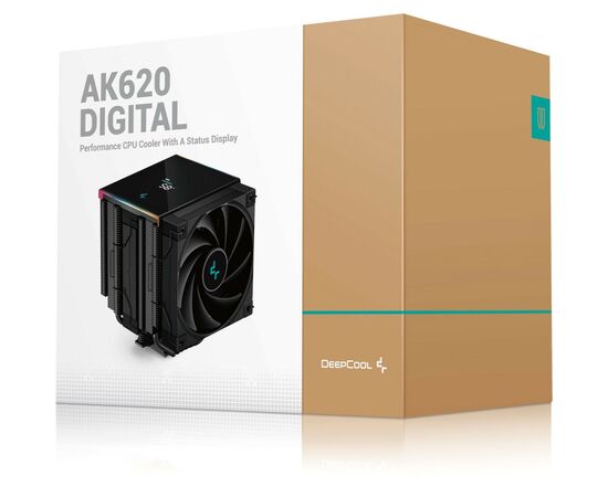 Кулер до процесора Deepcool AK620 Digital (R-AK620-BKADMN-G), зображення 10 Кулер до процесора Deepcool AK620 Digital (R-AK620-BKADMN-G), зображення 10