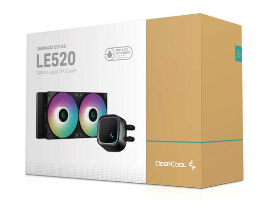 Система водяного охлаждения Deepcool LE520 (R-LE520-BKAMMN-G-1), изображение 7 Система водяного охлаждения Deepcool LE520 (R-LE520-BKAMMN-G-1), изображение 7
