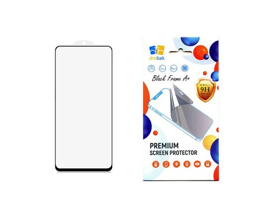 Стекло защитное Drobak Poco X5 Pro 5G Black Frame A+ (535306) (535306)