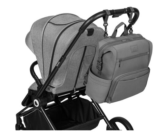 Сумка для мамы Lionelo CUBE GREY (LO-CUBE GREY), изображение 5 Сумка для мамы Lionelo CUBE GREY (LO-CUBE GREY), изображение 5