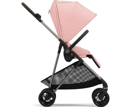 Коляска Cybex Melio Hibiscus Red (с бампером) (522002655), изображение 3 Коляска Cybex Melio Hibiscus Red (с бампером) (522002655), изображение 3