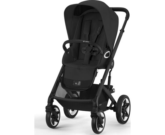 Коляска Cybex Talos S Lux BLK Moon Black (с бампером) (522004713)