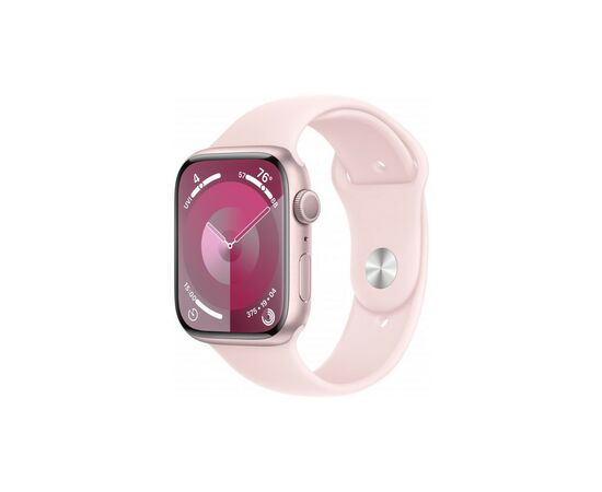 Смарт-часы Apple Watch Series 9 GPS 45mm Pink Aluminium Case with Light Pink Sport Band - M/L (MR9H3QP/A)