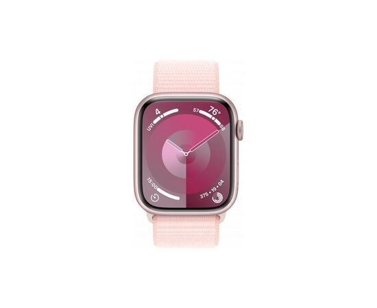 Смарт-годинник Apple Watch Series 9 GPS 45mm Pink Aluminium Case with Light Pink Sport Loop (MR9J3QP/A), зображення 2 Смарт-годинник Apple Watch Series 9 GPS 45mm Pink Aluminium Case with Light Pink Sport Loop (MR9J3QP/A), зображення 2