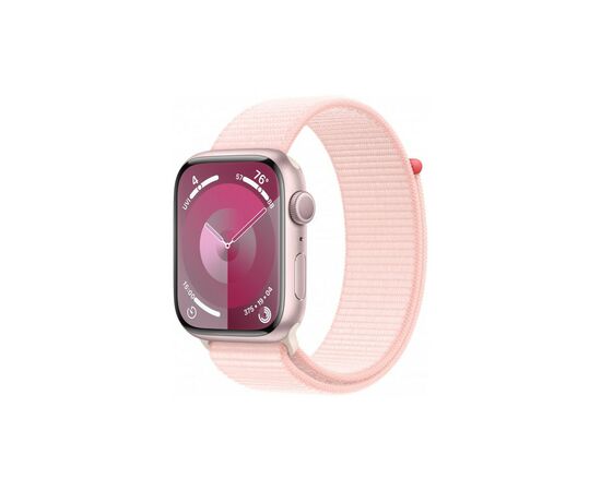 Смарт-часы Apple Watch Series 9 GPS 45mm Pink Aluminium Case with Light Pink Sport Loop (MR9J3QP/A)