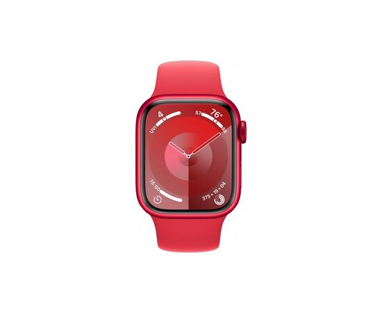Смарт-часы Apple Watch Series 9 GPS 41mm (PRODUCT)RED Aluminium Case with (PRODUCT)RED Sport Band - S/M (MRXG3QP/A), изображение 2