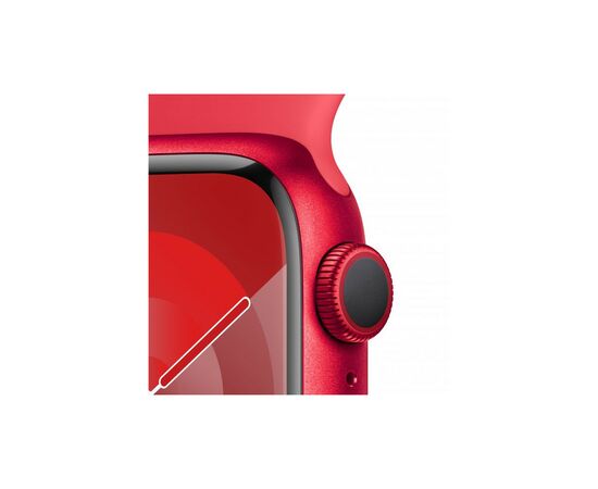 Смарт-годинник Apple Watch Series 9 GPS 45mm (PRODUCT)RED Aluminium Case with (PRODUCT)RED Sport Band - M/L (MRXK3QP/A), зображення 3