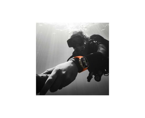 Смарт-годинник Apple Watch Ultra 2 GPS + Cellular, 49mm Titanium Case with Blue Ocean Band (MREG3UL/A), зображення 6 Смарт-годинник Apple Watch Ultra 2 GPS + Cellular, 49mm Titanium Case with Blue Ocean Band (MREG3UL/A), зображення 6