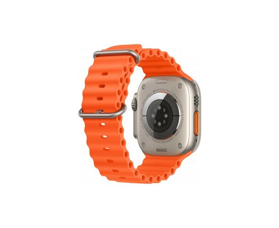 Смарт-годинник Apple Watch Ultra 2 GPS + Cellular, 49mm Titanium Case with Orange Ocean Band (MREH3UL/A), зображення 3 Смарт-годинник Apple Watch Ultra 2 GPS + Cellular, 49mm Titanium Case with Orange Ocean Band (MREH3UL/A), зображення 3
