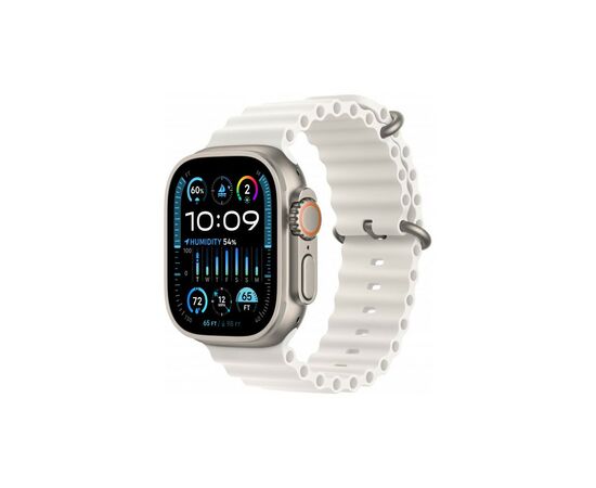 Смарт-годинник Apple Watch Ultra 2 GPS + Cellular, 49mm Titanium Case with White Ocean Band (MREJ3UL/A)