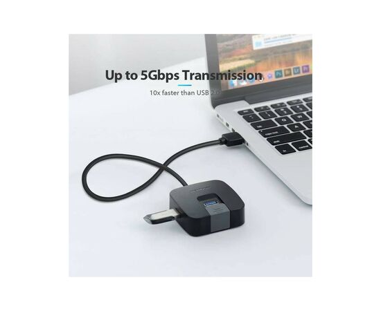Концентратор Vention USB 3.0 to 4xUSB 3.0 + MicroUSB black (CHBBB), изображение 5 Концентратор Vention USB 3.0 to 4xUSB 3.0 + MicroUSB black (CHBBB), изображение 5