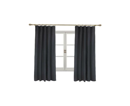Штора Прованс комплект Black Milan 170х136 см 2 шт (4823093434585), изображение 2 Штора Прованс комплект Black Milan 170х136 см 2 шт (4823093434585), изображение 2