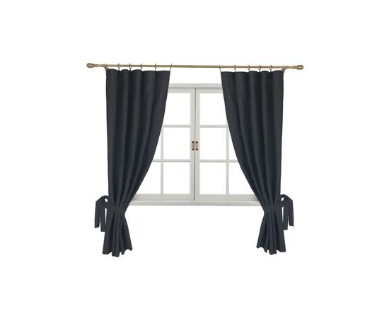 Штора Прованс комплект Black Milan 170х136 см 2 шт (4823093434585)