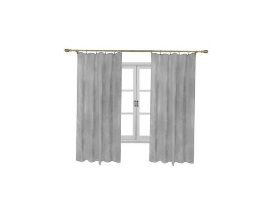 Штора Прованс комплект Gray Milan 170х136 см 2 шт (4823093436367), изображение 2